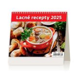 Stolový kalendár riadkový - Lacné recepty 2025