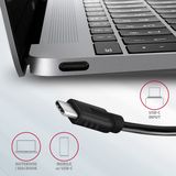 AXAGON HMC-5G2, USB 3.2 Gen 2 10 Gb/s hub, porty 2x USB-A, 2x USB-C, HDMI, PD 60W, kabel USB-C 13cm