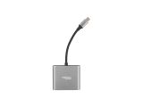 Natec multifunkční adaptér Fowler MINI USB-C PD, USB 3.0, HDMI 4K