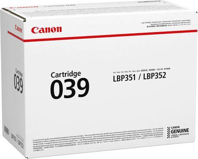 0287C001 CANON 039BK LBP Cartridge black