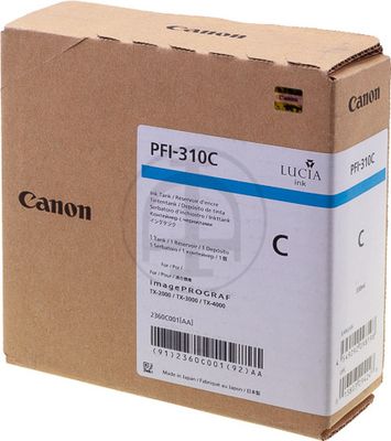 2360C001 CANON PFI310C IPF Tinte cyan