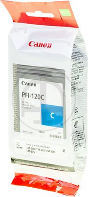 2886C001 CANON PFI120C IPF Tinte cyan