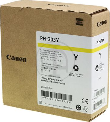 2961B001 CANON PFI303Y IPF Tinte yellow