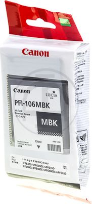 6620B001 CANON PFI106MBK IPF Tinte