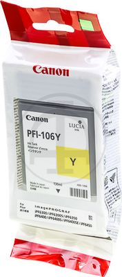 6624B001 CANON PFI106Y IPF Tinte yellow