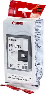 6705B001 CANON PFI107BK IPF Tinte black