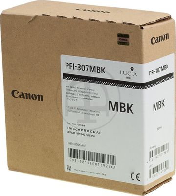 9810B001 CANON PFI307MBK IPF Tinte