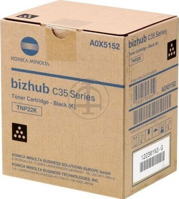 A0X5152 KONICA TNP22K Bizhub Toner black