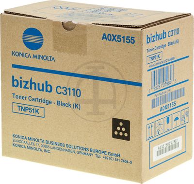 A0X5155 KONICA TNP51K Bizhub Toner black