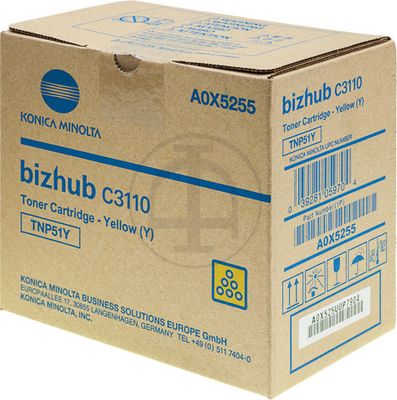 A0X5255 KONICA TNP51Y Bizhub Toner