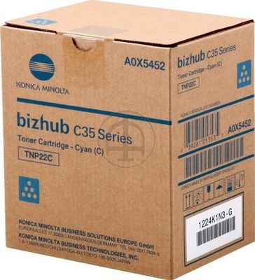 A0X5452 KONICA TNP22C Bizhub Toner cyan