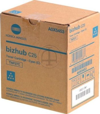 A0X5453 KONICA TNP27C Bizhub Toner cyan