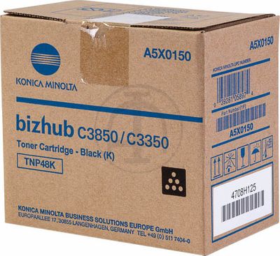 A5X0150 KONICA TNP48K Bizhub Toner black