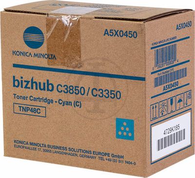 A5X0450 KONICA TNP48C Bizhub Toner cyan