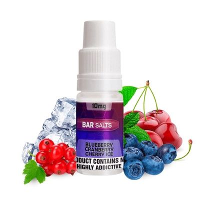 Bar Nic Salts Blueberry Cranberry Cherry Ice 10ml 10mg