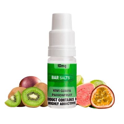 Bar Nic Salts Kiwi Guava Passionfruit 10ml 10mg