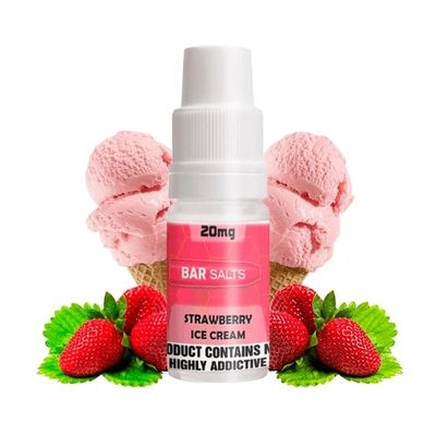 Bar Nic Salts Strawberry Ice Cream 10ml 20mg