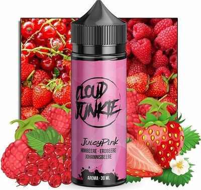 CloudJunkie Shake & Vape JuicyPink Červený bobulovitý mix 30ml