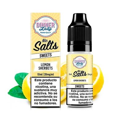 e-liquid Dinner Lady Lemon Sherbets 10 ml 10 mg