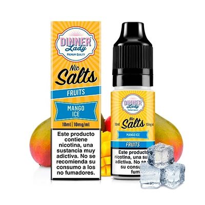 e-liquid Dinner Lady Mango Ice 10 ml 10 mg