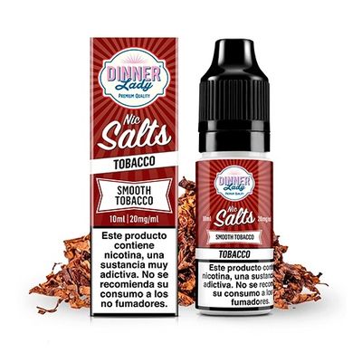 e-liquid Dinner Lady Smooth Tobacco 10 ml 20 mg