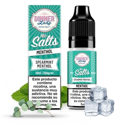 e-liquid Dinner Lady Spearmint Menthol 10 ml 10 mg