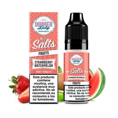 e-liquid Dinner Lady Strawberry Watermelon 10 ml 10mg