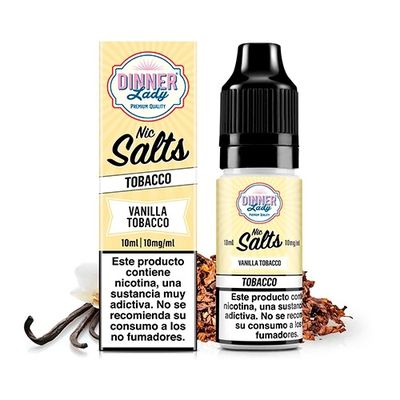 e-liquid Dinner Lady Vanilla Tobacco 10 ml 10 mg