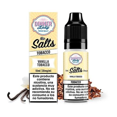 e-liquid Dinner Lady Vanilla Tobacco 10 ml 20 mg