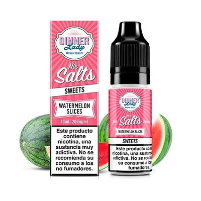 e-liquid Dinner Lady Watermelon Slices 10 ml 20 mg