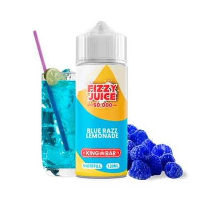 Fizzy Juice King Bar Blue Razz Lemonade 100ml