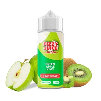 Fizzy Juice King Bar Green Apple Kiwi 100ml