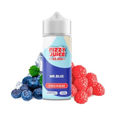 Fizzy Juice King Bar Mr Blue 100ml