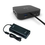 i-tec USB-C Dual Display Docking Station s Power Delivery 100W + i-tec Universal Charger 112W