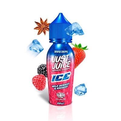 Just Juice Ice Wild Berries Aniseed 50ml