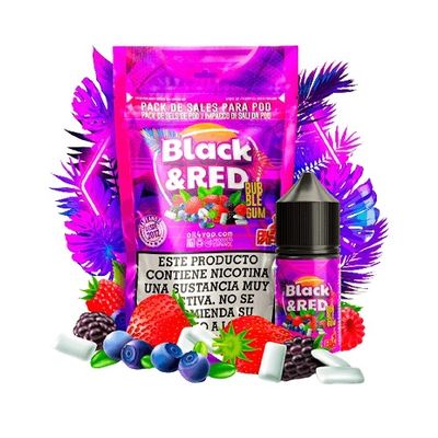 Oil4vap Salts Pack Black And Red Bubblegum