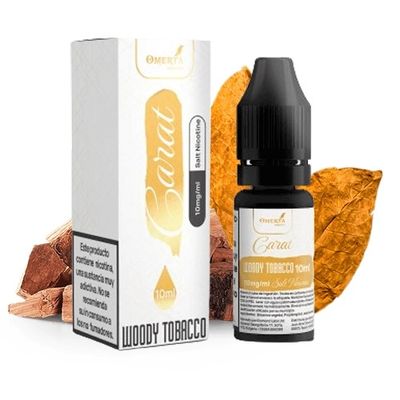 Omerta Carat Salts Woody Tobacco 10ml 10mg