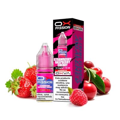 Oxva Ox Passion Salts Strawberry Raspberry Cherry 10ml, 10mg