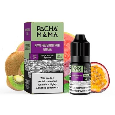 Pachamama Bar Salts Kiwi Passionfruit Guava 10ml 10 mg