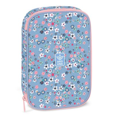 Peračník 1zip poschodový Pearl Blossom Blue ARS UNA