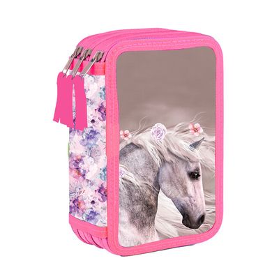 Peračník 3zip prázdny Horse Romantic PP24