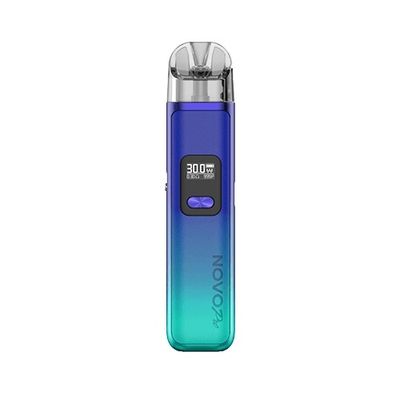 Smoktech Novo Pro Pod 1300mAh Leather Cyan Blue