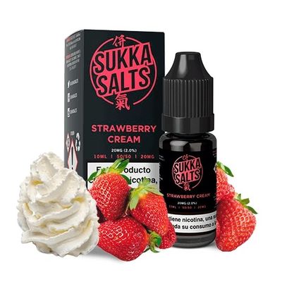 Sukka Black Salts Strawberry Cream 10ml 20 mg