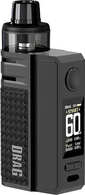 VooPoo Drag E60 Pod Kit 2550 mAh Carbon Fiber 1 ks