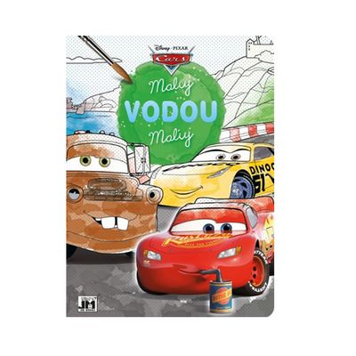 Vymaľovánky A4 vodové Cars