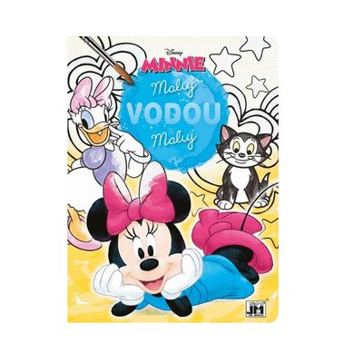 Vymaľovánky A4 vodové Minnie